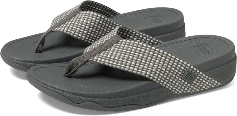 Шлепанцы Surfa Slip-on Sandals FitFlop, цвет Pewter Mix