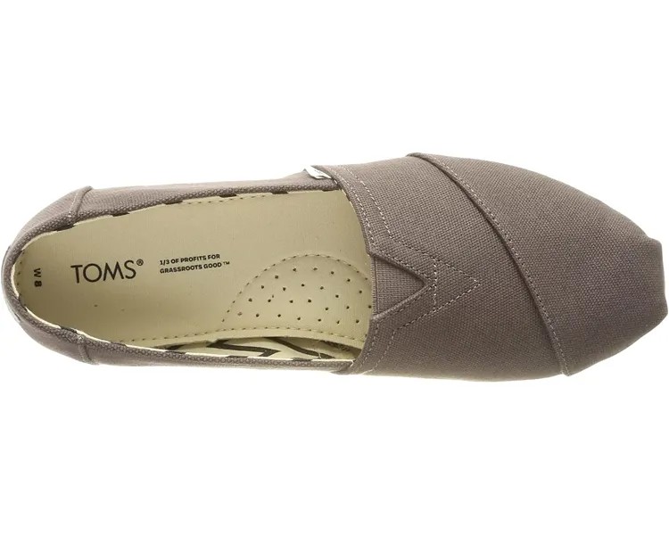 Лоферы Classic Alpargata TOMS, пепел