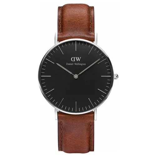 Наручные часы Daniel Wellington Classic Black, коричневый
