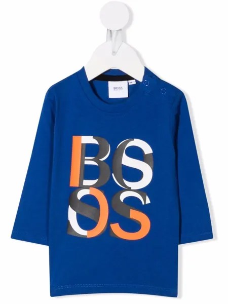 BOSS Kidswear футболка с логотипом