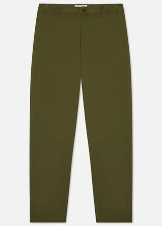 Мужские брюки Universal Works Aston Twill, цвет оливковый, размер 28