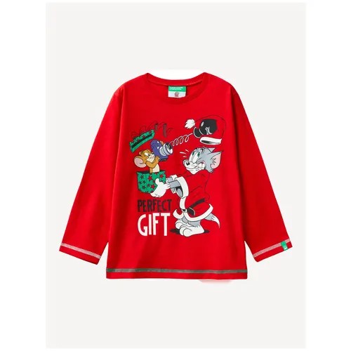 Лонгслив United Colors of Benetton для мальчиков 22A_3VR5G105W_015_XS