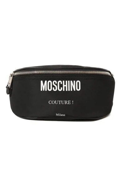 Текстильная поясная сумка Moschino