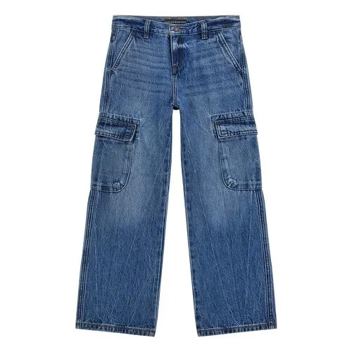 Джинсы  GUESS, размер 10 лет, синий