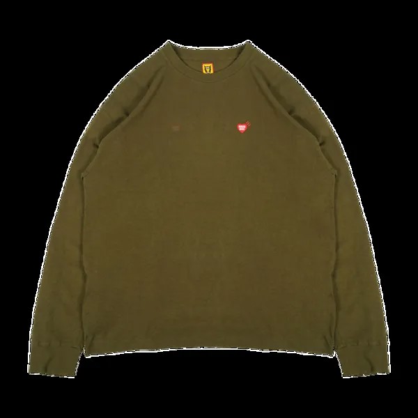 Футболка Human Made Graphic Long-Sleeve #1 'Olive Drab', зеленый
