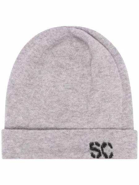 Semicouture шапка бини с логотипом