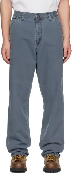 Синие брюки до колена Carhartt Work In Progress