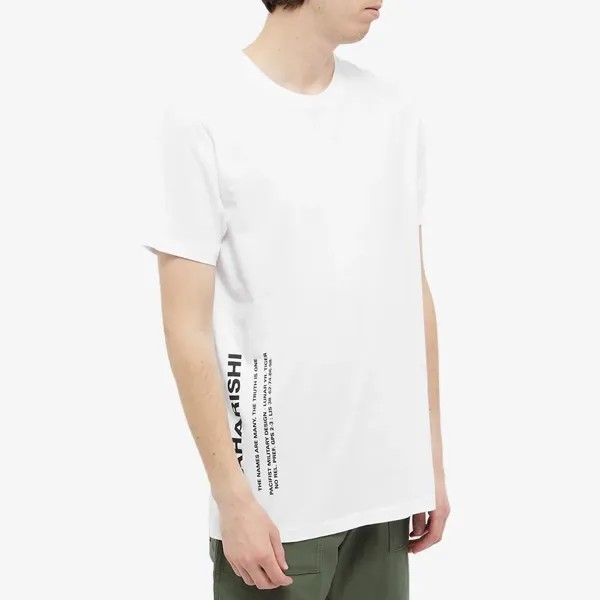 Maharishi Футболка MILTYPE с принтом сбоку, черный