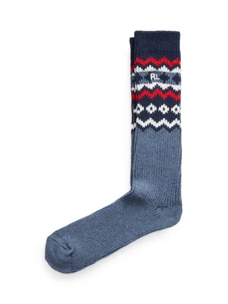 Носки Fair Isle Crew Ralph Lauren, темно-синий/мульти