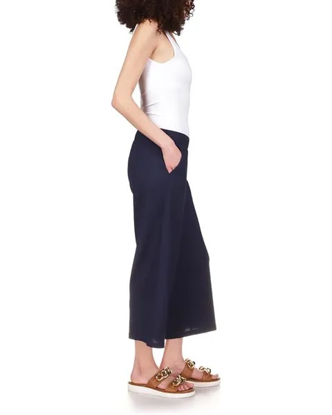 Брюки Michael Kors Cropped Pull-On Pants, цвет Midnight Blue