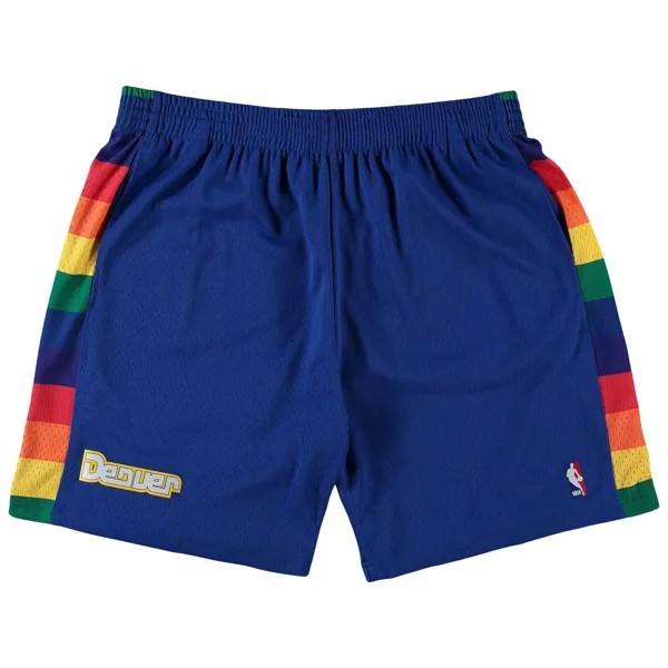 Мужские шорты Mitchell & Ness Royal Denver Nuggets Big & Tall Hardwood Classics Team Swingman