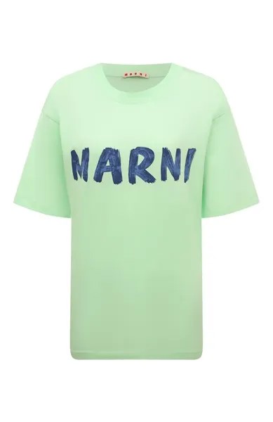 Хлопковая футболка Marni