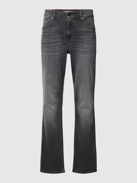 Джинсы прямого кроя с пятью карманами, модель RYAN Tommy Jeans, черный
