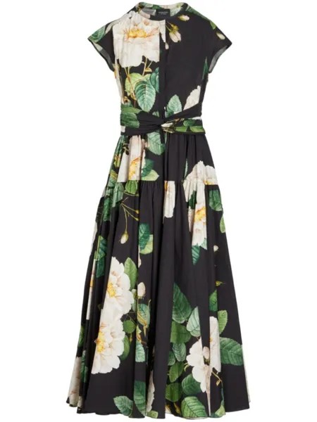 Giambattista Valli платье макси Giant Bloom, черный