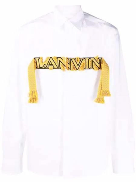 LANVIN рубашка с аппликацией