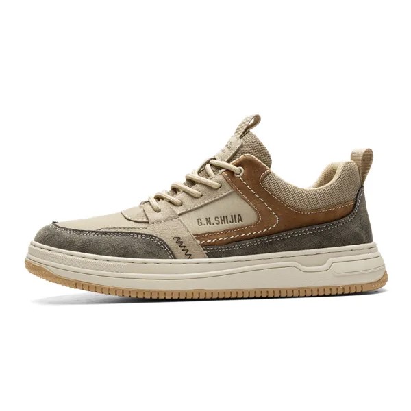 Кроссовки G.N.SHIJIA Skateboarding Shoes Men High-top, цвет Sandy (Comes with Fleece-Lined Gift Box)