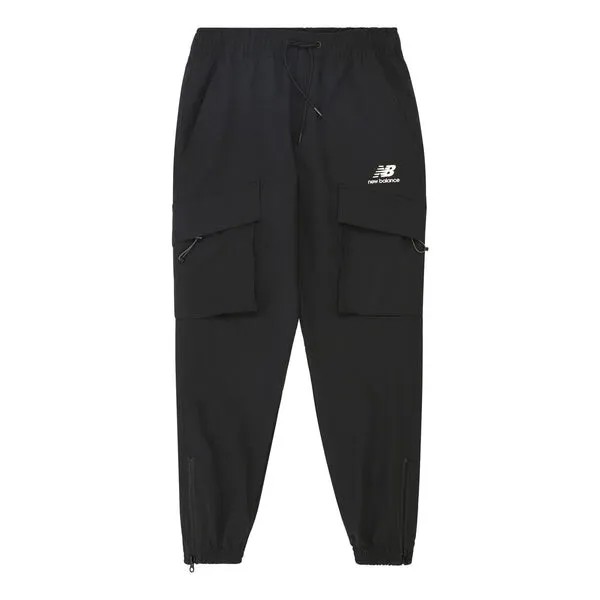 Штаны спортивные брюки карго New Balance, черный