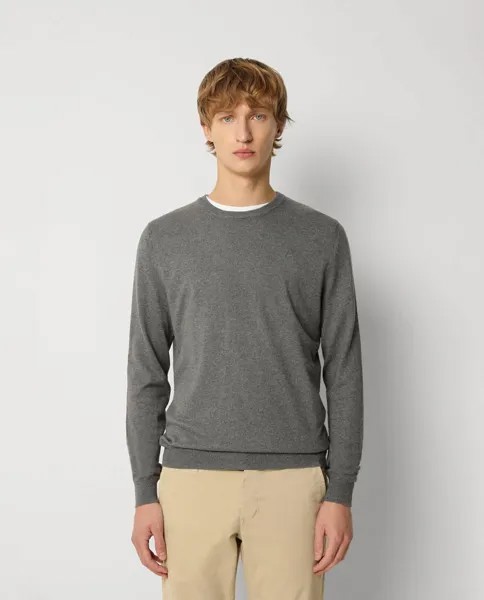 Мужской серый свитер с круглым вырезом Scalpers, серый