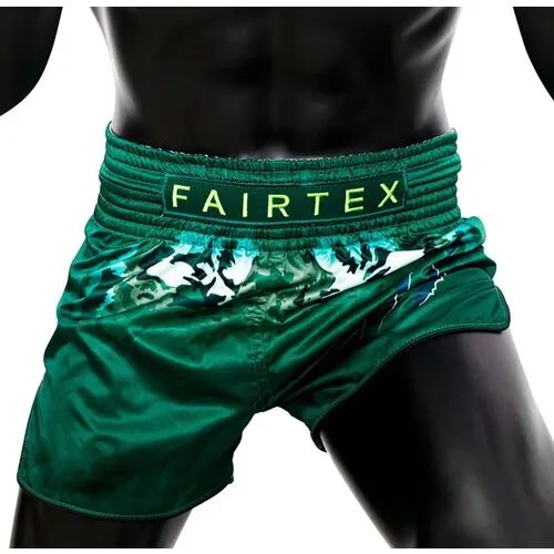 Шорты  Fairtex, размер M, зеленый