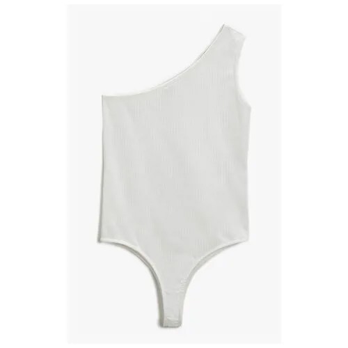 Блузка-боди KOTON WOMEN, 1YAK18281PK, цвет: OFF WHITE, размер: XL