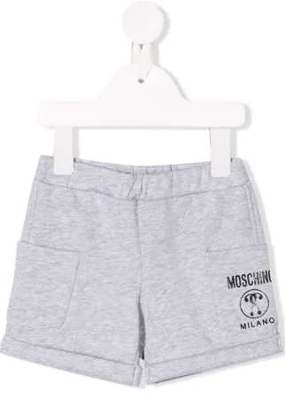 Moschino Kids облегающие шорты с логотипом