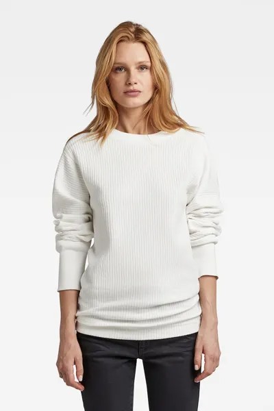 Толстовка из хлопка и рипстопа G-Star Raw, белый