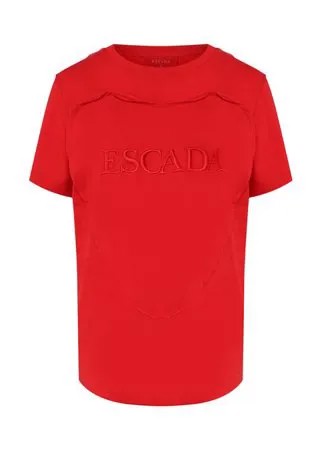 Хлопковая футболка Escada Sport