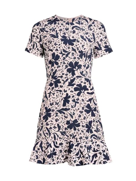 Шелковое мини-платье Wallflower Stella McCartney, розовый