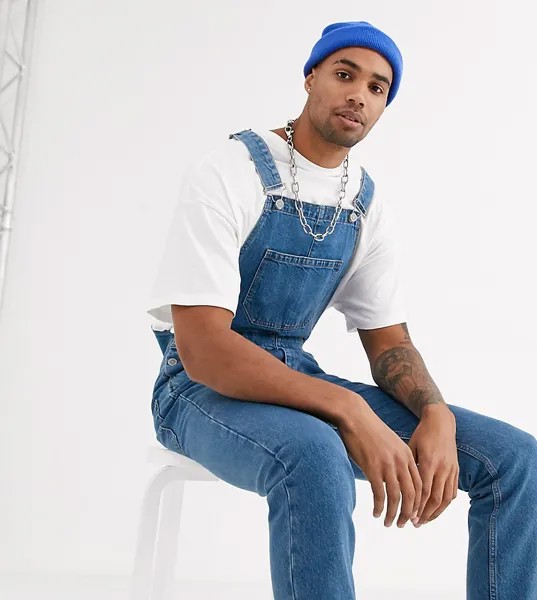 Синий комбинезон ASOS DESIGN Tall