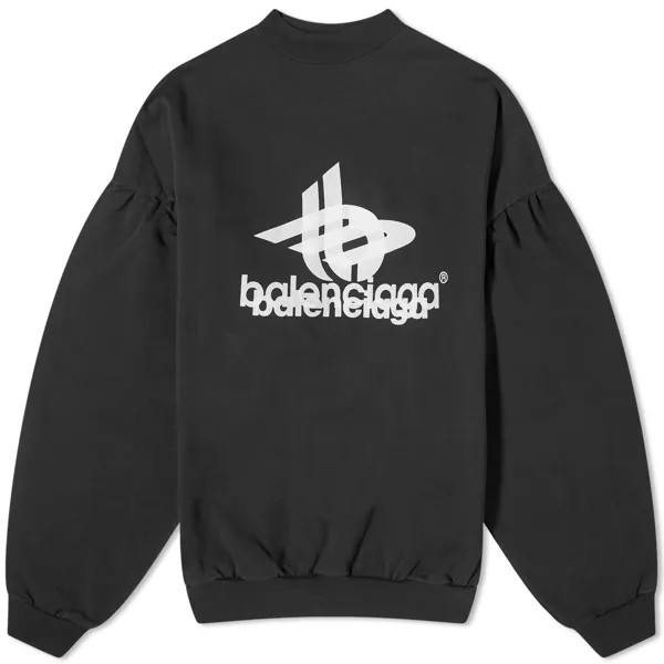 Свитшот Balenciaga Logo, цвет Black & White