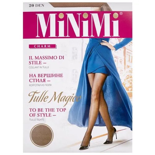 Колготки MiNiMi Tulle Magico 20 den, размер 3-M, caramello (бежевый)