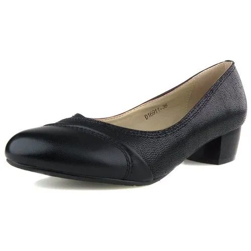 Туфли женские, цвет черный, размер 36, бренд Bona Mente, артикул D16911