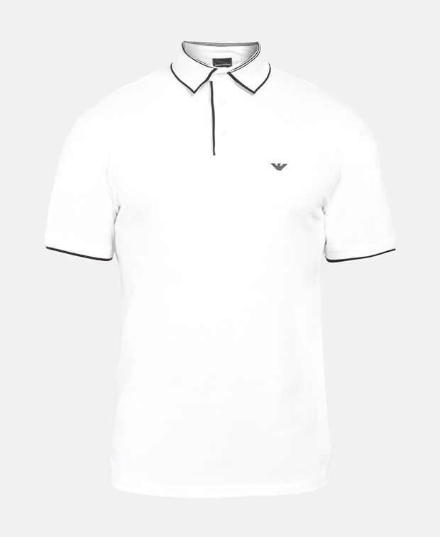 Рубашка поло Emporio Armani, белый