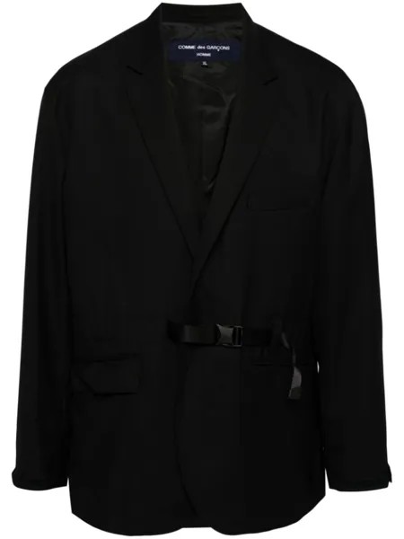 Comme des Garçons Homme куртка с регулируемым поясом, черный