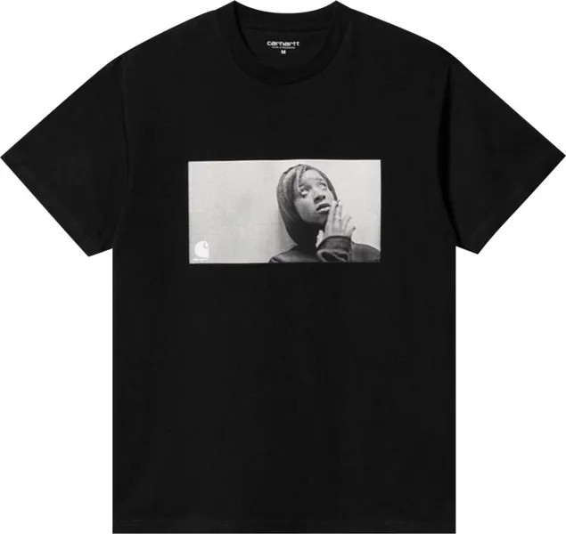 Футболка Carhartt WIP Archive Girl Short-Sleeve T-Shirt 'Black', черный
