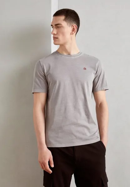 Базовая футболка Garment Dye Logo Scotch & Soda, цвет seal grey