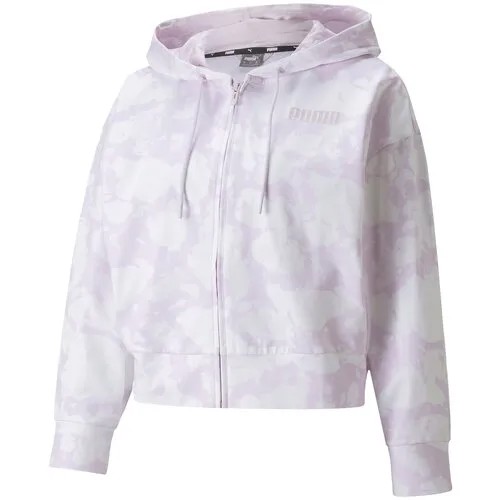 Толстовка, PUMA Summer Full-Zip Hoodie, Женская, размер XS ; Lavender Fog