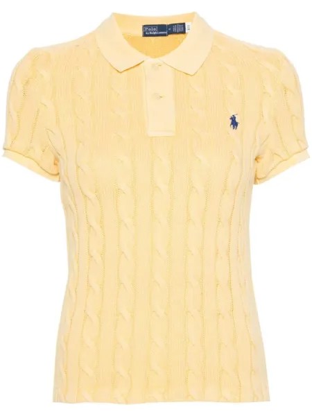 Polo Ralph Lauren трикотажная рубашка поло Polo Pony, желтый