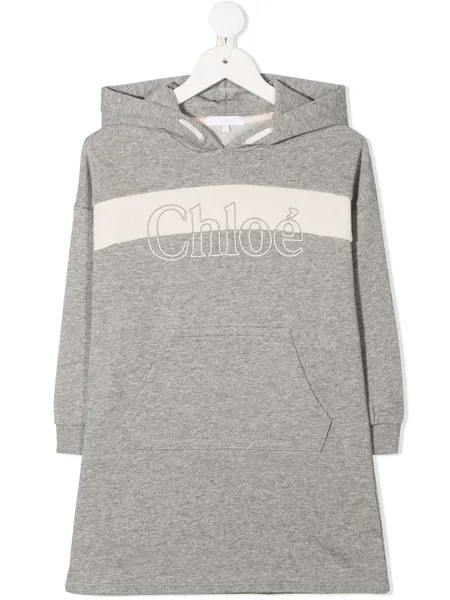 Chloé Kids худи с логотипом