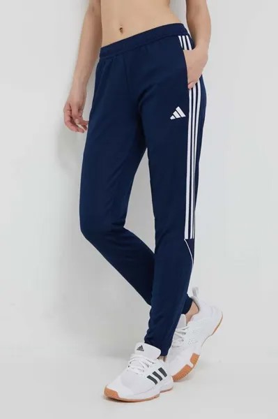 Тренировочные брюки Tiro 23 League adidas Performance, темно-синий