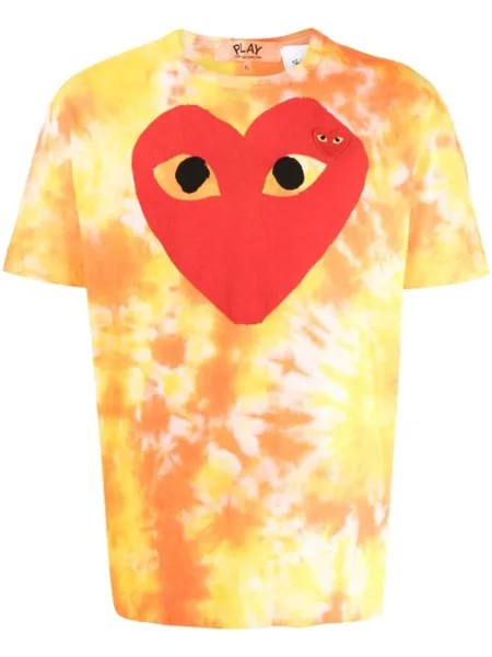Футболка с принтом тай-дай из коллаборации с Comme Des Garçons Stain Shade, мультиколор