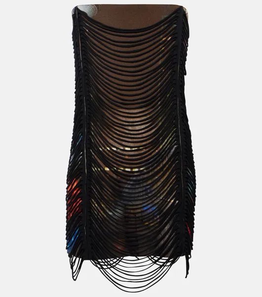 Мини-Платье с принтом из коллаборации с Shayne Oliver Jean Paul Gaultier, мультиколор