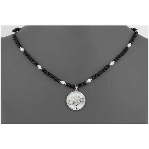 Бусы Minera, агат, перламутр, длина 45 см