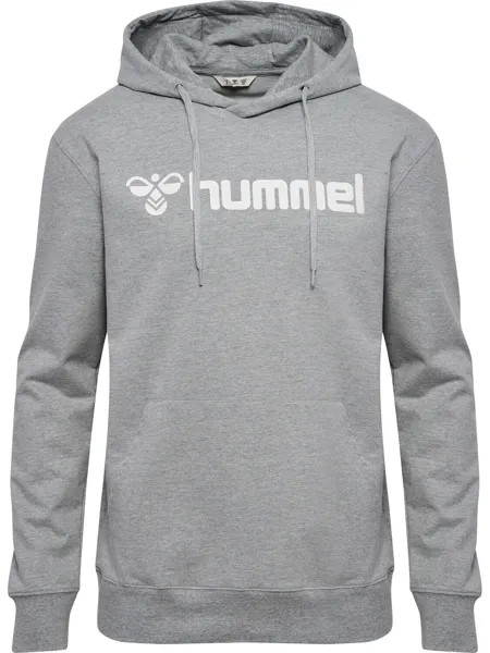 Толстовка Hummel Hoodie Hmlgo 2.0 Logo Hoodie, серый меланж