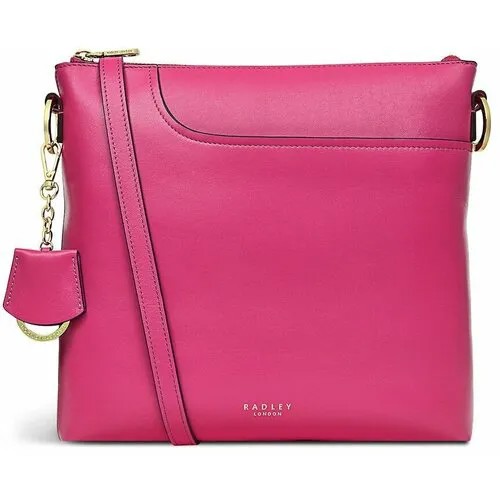 Сумка кросс-боди Radley POCKETS 2.0 Medium Zip-Top Cross Body RDLH7857678, фактура гладкая, розовый