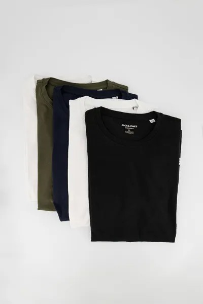 Футболка из органического хлопка - 5 шт Jack & Jones, мультиколор