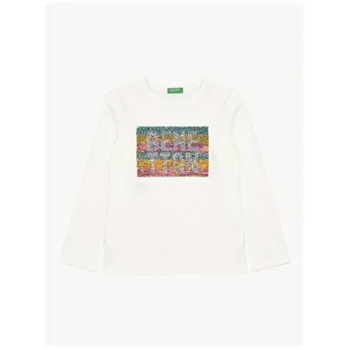 Лонгслив UNITED COLORS OF BENETTON, размер 3XL, белый