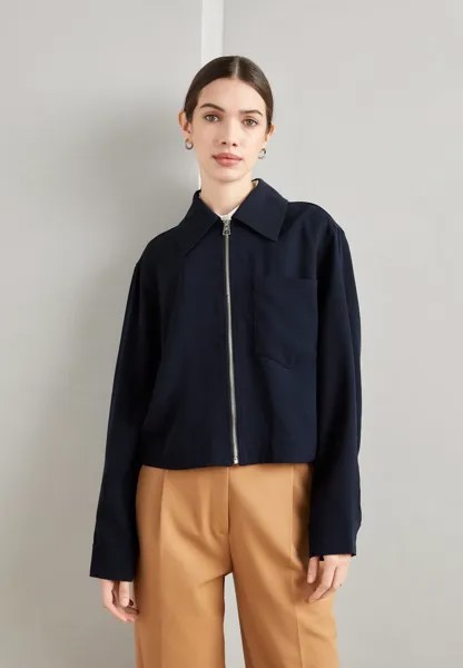 Куртка Marc O'Polo РУБАШКА FLUENT ZIP STYLE BOXY FIT DETAILS, цвет deep blue sea