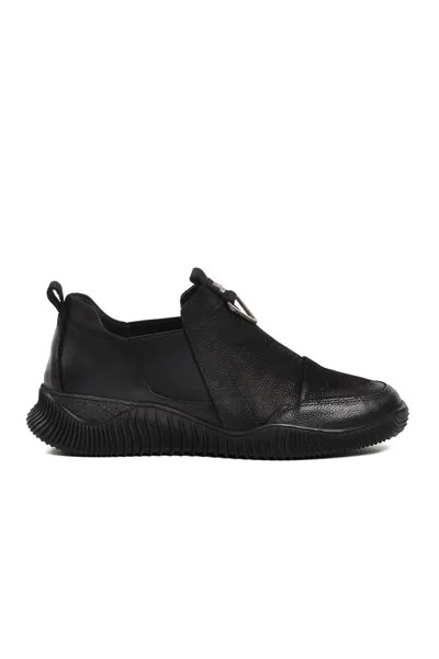 1953840K Черные женские кроссовки из нубука Venüs