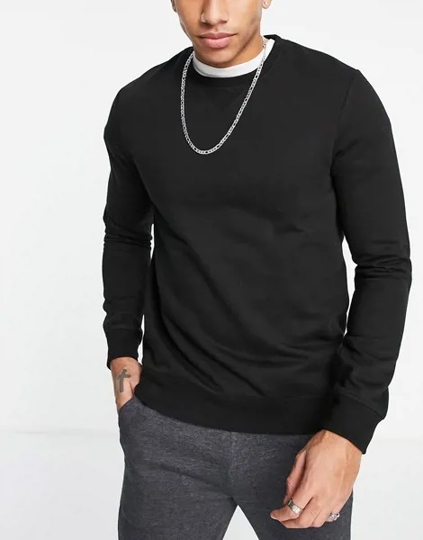 Черный свитшот Burton Menswear-Черный цвет